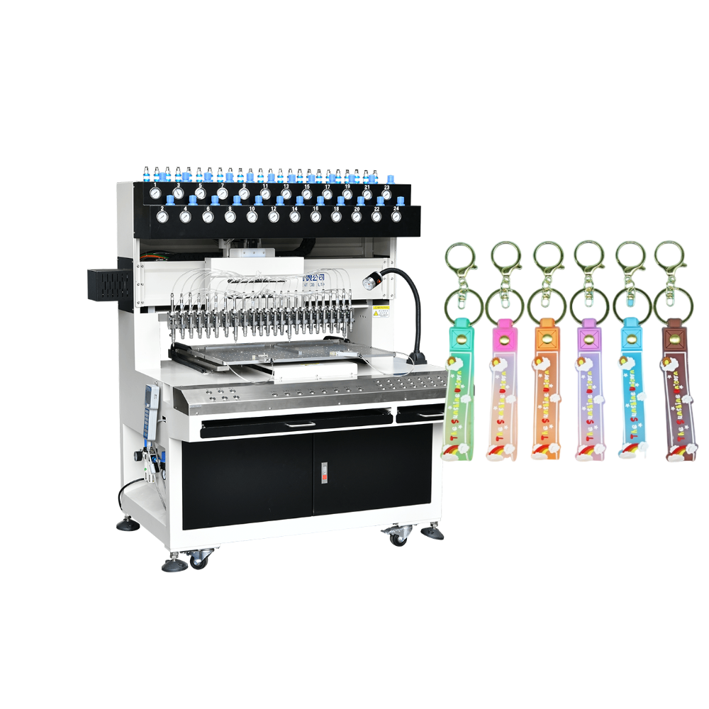Mini Emoticon soft pvc Keychain filling machine